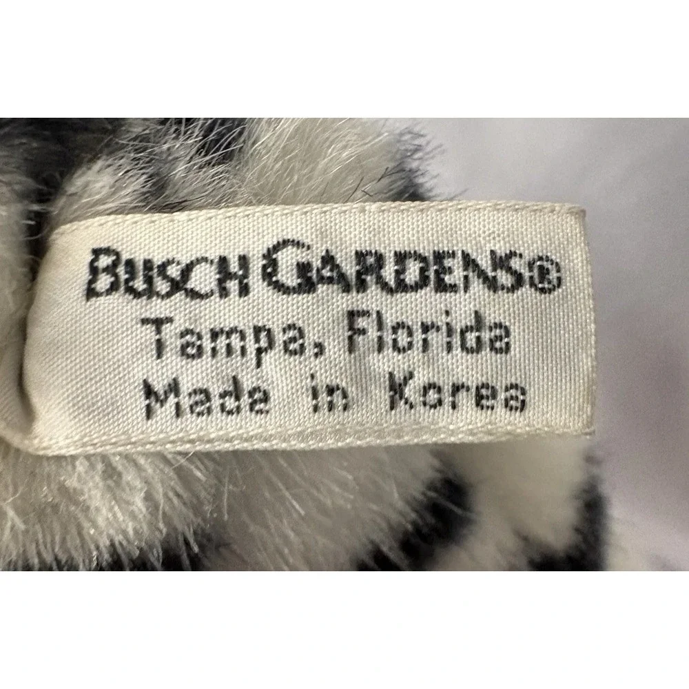 Vintage Bush Gardens Tampa White Tiger Plush 1980's/90's‎ Souvenir